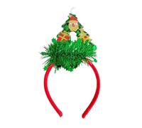 Vdaxvme Aro para el pelo de celebración de Navidad con oropeles de transmisión en vivo, diadema de Año Nuevo, para adultos y adolescentes, unisex