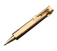 Vdaxvme Bolígrafo de punta redonda de 0,5 mm, punta corta, de metal, tinta de gel, bolígrafo de bolsillo, bolígrafo de escritura