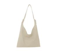 Vdaxvme Bolso de hombro Mujeres Niñas Tote Dame Monedero Gran Capacidad Compras Moda Antebrazo Bolsos Color sólido Axila Bolsas Gran Capacidad, beige