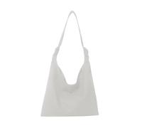 Vdaxvme Bolso de hombro Mujeres Niñas Tote Dame Monedero Gran Capacidad Compras Moda Antebrazo Bolsos Color sólido Axila Bolsas Gran Capacidad, Blanco