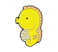Vdaxvme Broches creativos de animales marinos de dibujos animados, coloridos broches de animales marinos, joyería para entusiastas de la moda y el mar, 2.73x1.95in, Zinc