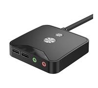 Vdaxvme Caja de botones de encendido para PC, puerto de interfaz USB para control remoto de computadora de escritorio