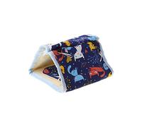 Vdaxvme Cálida hamaca nido de pájaro para casa, tienda de invierno, escondite, cama para dormir para pinzones, canarios, fácil de colgar para jaula