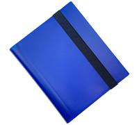 Vdaxvme Carpeta de tarjetas con 160 ranuras con correa segura para almacenamiento organizado, coleccionable, cierre de correa seguro de polipropileno