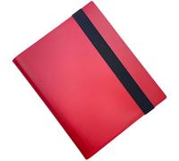 Vdaxvme Carpeta de tarjetas con 160 ranuras con correa segura para almacenamiento organizado, coleccionable, cierre de correa seguro de polipropileno