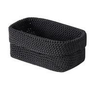 Vdaxvme Cesta de almacenamiento de cuerda tejida, organizadores de mesa para toallas de armario, papelera de bebé, cestas vacías para perros pequeños y gatos, caja de juguetes