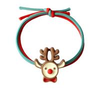 Vdaxvme Cintas elásticas para el pelo para niñas, con diseño de dibujos animados, para la cabeza, coletas de caballo, bandas elásticas de Navidad