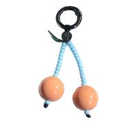 Vdaxvme Colgante de cuentas coloridas hecho a mano, estilo único, colgante colorido para bolsa, adecuado para bolsas o, 67cm, Plástico