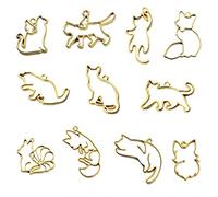 Vdaxvme Colgante en forma de gato zorro para la fabricación de aleaciones para sala de estar, marcos de manualidades, moldes, accesorios, fundición de joyas, herramientas necesarias, moldes de resina