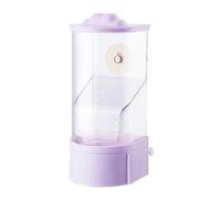 Vdaxvme Comedero automático para pájaros, sin soporte de plástico para alimentos, contenedor colgante para jaulas para pájaros pequeños y loros