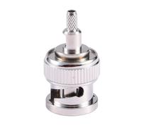 Vdaxvme Conectores coaxiales de radiofrecuencia 50 omh BNC coaxial macho para cable RG316 RG174 V