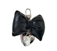 Vdaxvme Correa para teléfono celular, diseño de corazón con lazo, colgante colorido para teléfono móvil, nudo de lazo desmontable, hecho a mano, para cartera, 8 figure buckle