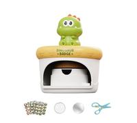 Vdaxvme Creative Art Craft Badge Machine Badges Prensa Kits para Niños Lápices Personalizables De Y Actividad en el aula Divertida Insignia Prensa Máquina Artesanal Juguete