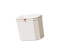 Vdaxvme Cubo de basura de plástico para cocina, estante de almacenamiento, organización compacta, instalación rápida para estante de latas de baño