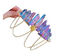 Vdaxvme Delicadas tiaras de cumpleaños, diademas elegantes para niñas, fiesta de cumpleaños, accesorios para fotos, coronas