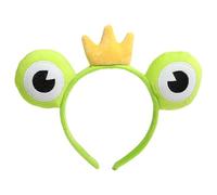 Vdaxvme Diadema de anime de ranas para fiestas, cumpleaños, lavado facial, accesorios para el cabello, A Light Green Frog Y, One Size