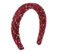 Vdaxvme Diadema de Navidad para mujer, diseño de delicado tejido, diademas para niñas dulces para maquillaje, suministros de yoga