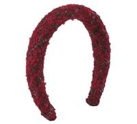 Vdaxvme Diadema de Navidad para mujer, diseño de tejido delicado, diademas antideslizantes, diademas dulces para niñas, maquillaje, suministros de yoga