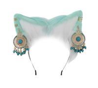 Vdaxvme Diadema de oreja con oreja, joyería para niñas, cosplay, orejas de bestia, disfraz de mascarada, Halloween, fiesta de cosplay