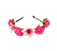 Vdaxvme Diadema decorativa con diseño de girasol, color brillante, para carnaval, bailes de máscaras y fiestas temáticas, accesorios para el pelo