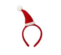 Vdaxvme Diademas con forma de sombrero de Navidad, diadema para el pelo para Navidad, suministros de fiesta de disfraces