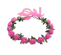 Vdaxvme Diademas de flores para mujer, corona de flores para boda, fiesta, guirnaldas, corona, corona de pelo, diademas florales