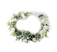 Vdaxvme Diademas de flores para mujer, corona de flores para boda, fiesta, guirnaldas, corona, corona de pelo, diademas florales