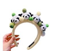 Vdaxvme Diademas de Halloween para mujeres y estudiantes, sesión de fotos, con forma de panda, para cosplay, para mujer, con forma de diadema de Halloween