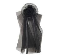 Vdaxvme Diademas de velo de gótico para Halloween, estilo minimalista, para cosplay y fiestas