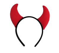 Vdaxvme Diademas divertidas con orejas de diablo, cuernos, orejas para niños, fiestas de Halloween, adultos
