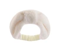 Vdaxvme Diademas elásticas de felpa para mujeres y niñas, con nudo ancho, elástica, suave, para yoga, deportes, lavado de cara, diadema para el pelo
