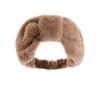 Vdaxvme Diademas elásticas de felpa para mujeres y niñas, con nudo ancho, elástica, suave, para yoga, deportes, lavado de cara, diadema para el pelo