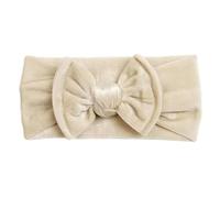 Vdaxvme Diademas elásticas de terciopelo suave con lazos para el pelo, accesorios para el cabello para recién nacidos, niñas y bebés