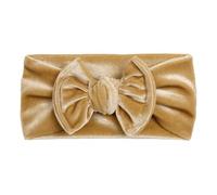 Vdaxvme Diademas elásticas de terciopelo suave con lazos para el pelo, accesorios para el cabello para recién nacidos, niñas y bebés