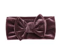 Vdaxvme Diademas elásticas de terciopelo suave con lazos para el pelo, accesorios para el cabello para recién nacidos, niñas y bebés