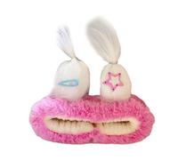 Vdaxvme Divertidas diademas coloridas para el pelo, accesorios para cabina de fotos, diadema de dibujos animados, diadema trenzada para lavarse la cara