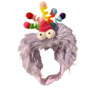 Vdaxvme Divertidas diademas coloridas para el pelo, accesorios para cabina de fotos, diadema de dibujos animados, diadema colorida de primavera para lavarse la cara