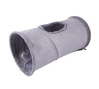 Vdaxvme Divertidos gatos para jugar, túnel de túnel, diseño plegable, túnel para tienda de campaña, laberinto de juguete interactivo, juguete interactivo para gatos para interiores