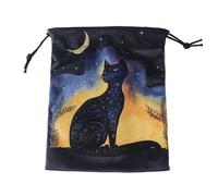 Vdaxvme Divinations - Bolsa para tarjetas de tarot, diseño de cubos, mantel, bolsa de oráculo, bolsa de joyería, cordón, bolsa de tarot, Hmk04