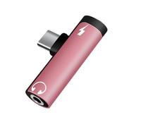 Vdaxvme Doble función Create to 3 5mm Sound Link con puerto de carga Mezcla de aluminio Plan denso Acuerdo global para smartphones Doble función Create Auriculares Conexión de dispositivos