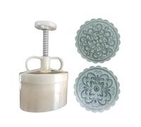 Vdaxvme Dragon Phoenixs Juego de moldes para tartas, diseño de frijol mungo, estampado con herramientas de repostería en relieve, galletas, postres, cortadores de postres