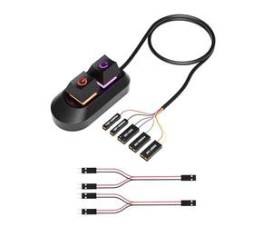 Vdaxvme e interruptor de encendido con interruptores mecánicos retroiluminados, cable divisor para interruptores de ordenador multiconfiguración