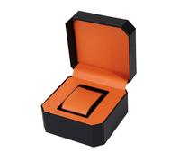 Vdaxvme Elegante caja expositora de reloj de piel sintética para reloj, caja de almacenamiento para relojes, joyas para relojes