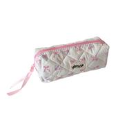 Vdaxvme Estuche para lápices de estilo coreano, estuche simple para lápices, estuche para lápices, estuche de maquillaje, estuche estético para lápices, White, Size about 6.5x8.5x20cm/2.56x3.35x7.87