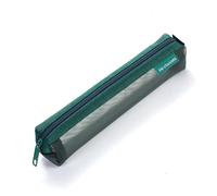 Vdaxvme Estuche transparente de nailon transparente para bolígrafos, bolsa de viaje para lápices, bolsa organizadora de bolígrafos de peso ligero, bolsa de maquillaje de viaje, Green, Size Approx