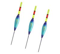 Vdaxvme Flotador electrónico de luz nocturna de 3 piezas altamente sensible para pesca, flotadores LED electrónicos para pesca en roca, duraderos