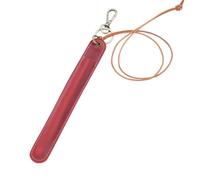 Vdaxvme Fundas para bolígrafos, soportes para fuentes, fundas organizadoras de piel sintética, funda protectora individual de piel para bolígrafo, rojo vino, Belleza masiva