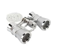 Vdaxvme Gafas de metal vintage para óperas con cadena, portátiles, pequeñas, binoculares, óperas, teatro