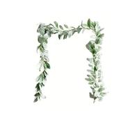 Vdaxvme Guirnalda de plantas artificiales de vid para mesa, pared, jardín, boda, fiesta, decoración de coronas