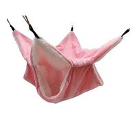 Vdaxvme Hamaca de felpa colgante de doble capa gruesa y cálida, saco de dormir de felpa grande, jaula colgante